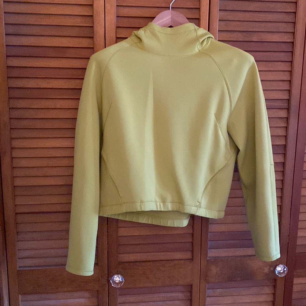 Lululemon Airwrap hoodie yellow pear